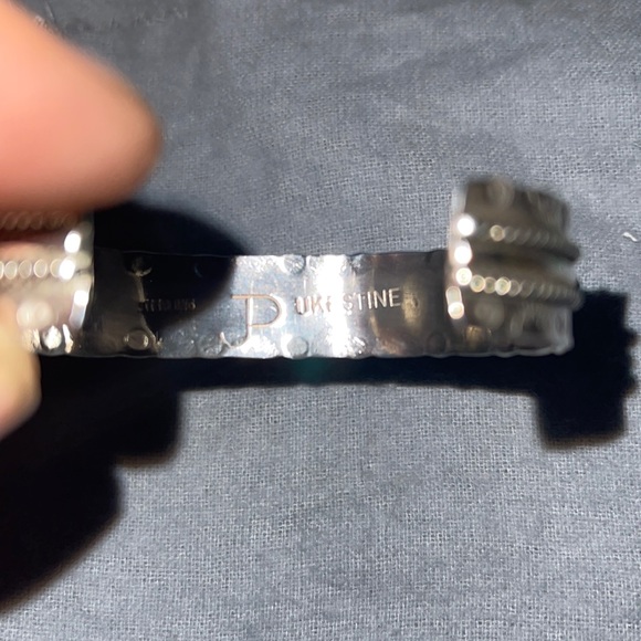 Sterling Silver Turquoise Bracelet - Picture 3 of 3